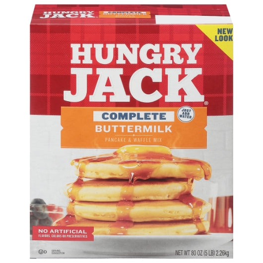 Hungry Jack Complete Buttermilk Pancake Mix, 6 x 80 oz Case - DOT product image 4