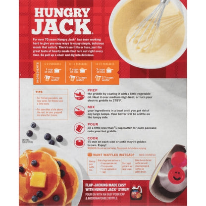Hungry Jack Complete Buttermilk Pancake Mix, 6 x 80 oz Case - DOT product image 7