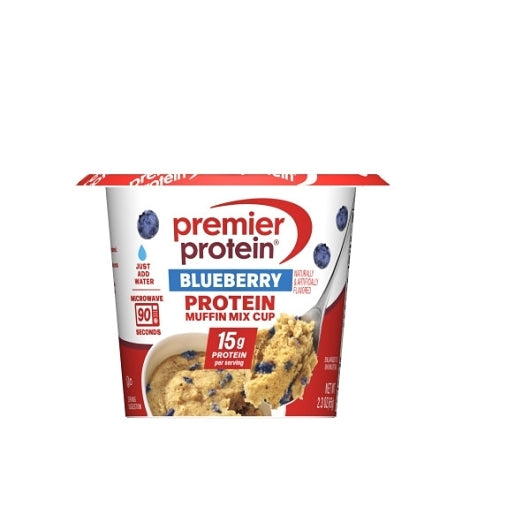Premier Protein Blueberry Muffin Cup, 12 x 2.3 oz Case - Bakery & Desserts - image 2