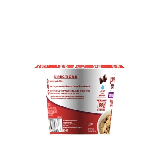 Premier Protein Chocolate Chip Muffin Cup, 12 x 2.3 oz Case - Bakery & Desserts