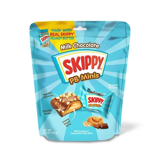Skippy Milk Chocolate Peanut Butter Minis Individually Wrapped, 6 x 1 each Case - Candy & Confections - image 2