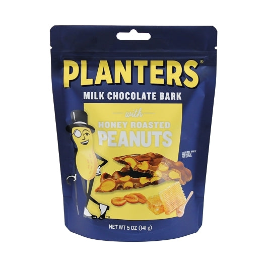 Planters Milk Chocolate Bark With Honey Roasted Peanuts, 6 x 5 oz Case - Candy & Confections - image 2