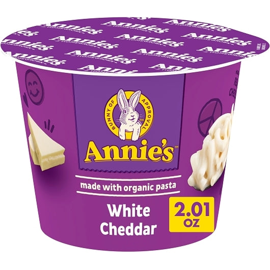 Annie's White Cheddar Macaroni & Cheese, 12 x 2.01 oz Case - Prepared Foods