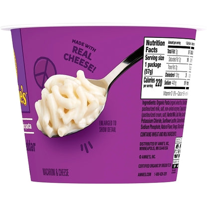 12 Pack : Annie's Homegrown - White Cheddar Microwavable Mac And - DOT product image 8