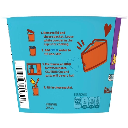 Gluten Free Rice Gluten Free Cheddar Macaroni & Cheese Pasta, 12 x 2.01 oz Case - DOT product image 6