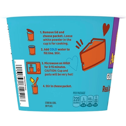 Gluten Free Rice Gluten Free Cheddar Macaroni & Cheese Pasta, 12 x 2.01 oz Case - DOT product image 6