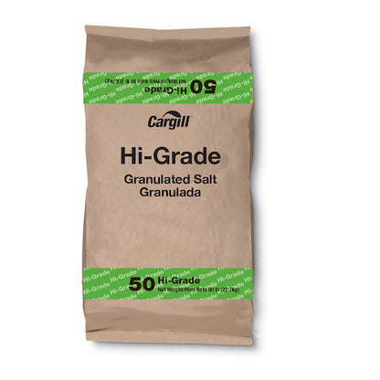 Cargill Salt Cargill High Grade Non-Iodized, 1 x 50 lb Case - Spices Seasonings