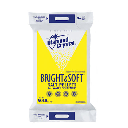 Diamond Crystal Water Conditioning Diamond Crystal Pellets, 1 x 50 lb Case - Cleaners & Sanitizers