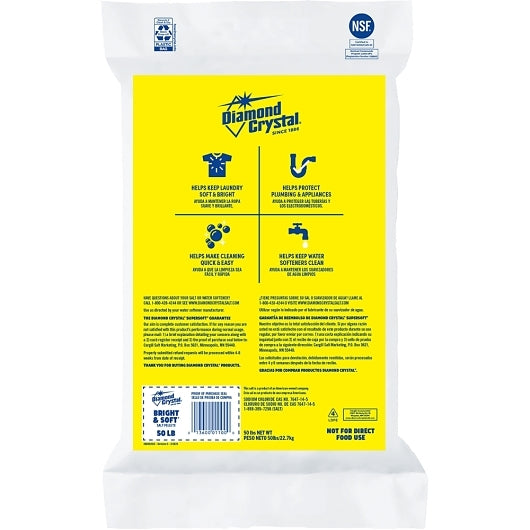 Diamond Crystal WATER CONDITIONING DIAMOND CRYSTAL PELLETS, 1 x 50 lb Case - DOT product image 4