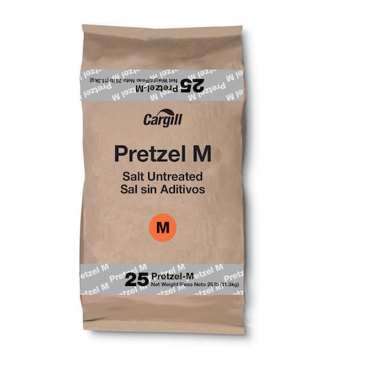 Cargill Kosher Pretzel Salt, 1 x 25 lb Case - Spices Seasonings