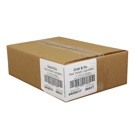 Just Desserts Grab & Go Red Velvet Cupcake, 6 x 4.4 oz Case - DOT product image 3