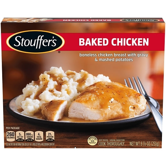 Stouffer's Classics Baked Chicken Meal, 12 x 8.875 oz Case - Prepared Foods