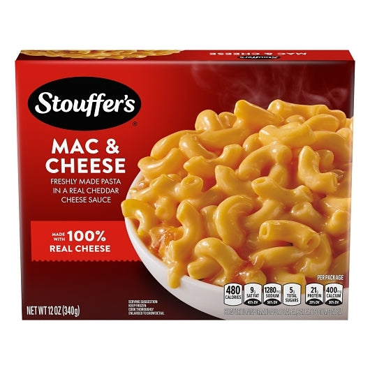 Stouffer's Macaroni & Cheese Frozen Meal, 12 x 12 oz Case - Prepared Foods