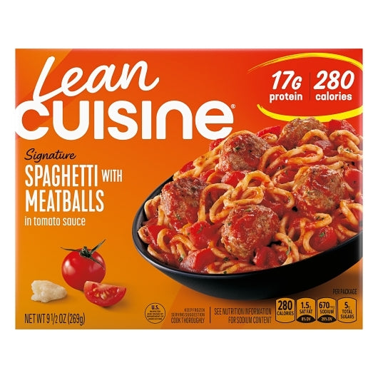 Lean Cuisine Spaghetti & Meatballs, 12 x 9.5 oz Case - DOT product image 2