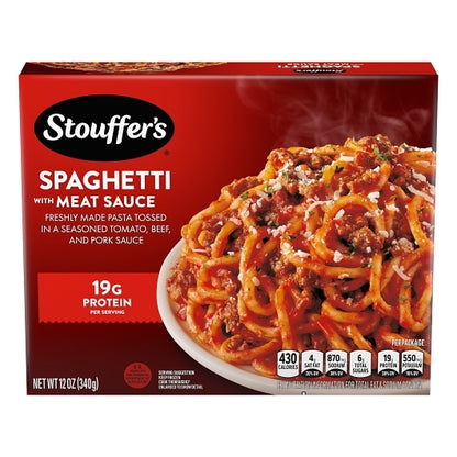 Stouffer's Spaghetti & Meat Sauce, 12 x 12 oz Case - Pantry Ingredients