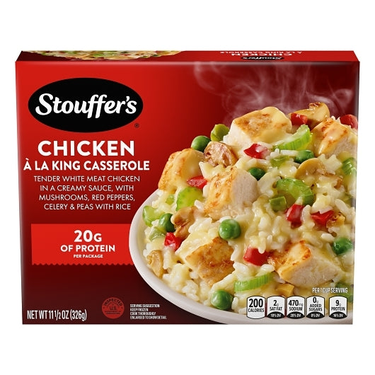Stouffer's Chicken Ala King, 12 x 11.5 oz Case - Prepared Foods