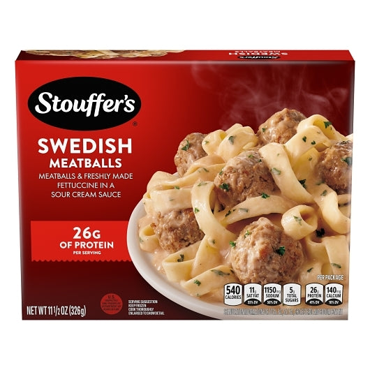 Stouffer's Swedish Meatball and Pasta, 12 x 11.5 oz Case - Pantry Ingredients