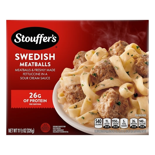 Stouffer's Swedish Meatball and Pasta, 12 x 11.5 oz Case - DOT product image 2