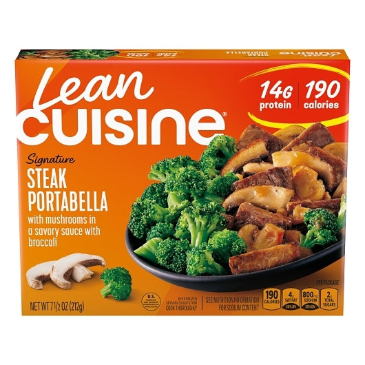 Lean Cuisine Steak Tips Portobello, 12 x 7.5 oz Case - Prepared Foods