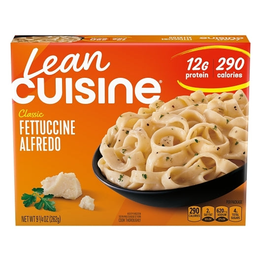 Lean Cuisine Fettuccini Alfredo, 12 x 9.25 oz Case - Prepared Foods