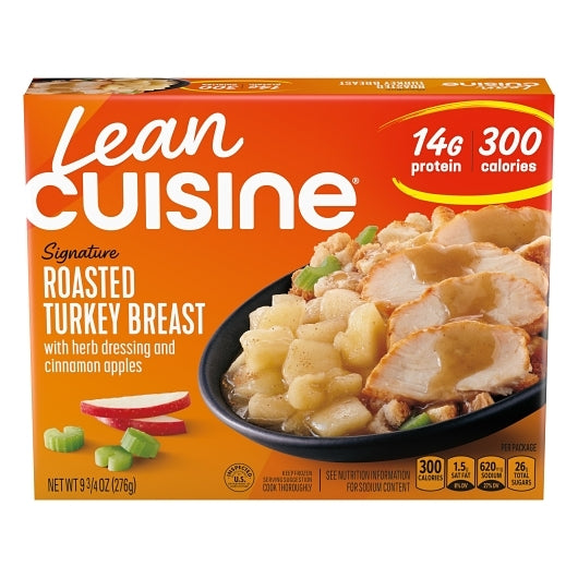 Lean Cuisine Roasted Turkey Breast, 12 x 9.75 oz Case - Frozen Meat & Seafood
