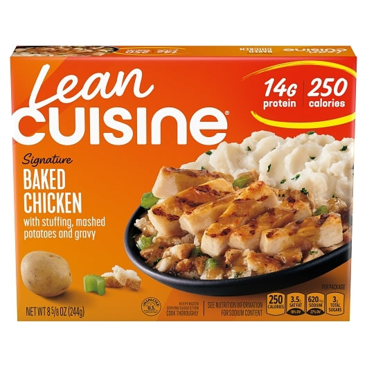 Lean Cuisine Baked Chicken, 12 x 8.625 oz Case - Prepared Foods