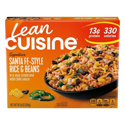 Lean Cuisine Santa Fe Style Rice & Beans, 12 x 10.375 oz Case - Prepared Foods