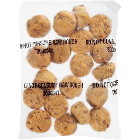 Tollhouse Peanut Butter Cookie Dough, 8 x 30 x 1.5 oz Case - Bakery & Desserts