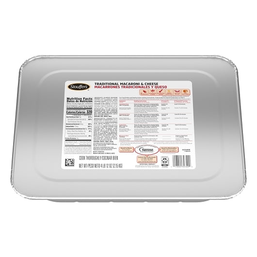 Stouffer's Traditional Macaroni & Cheese Frozen Meal, 4 x 4.75 lb Case - DOT product image 2