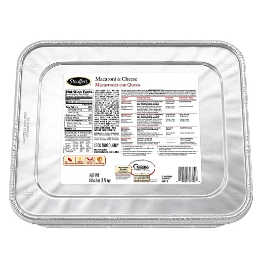 Nestle Stouffers Macaroni & Cheese, 4 x 6.129 lb Case - DOT product image 2