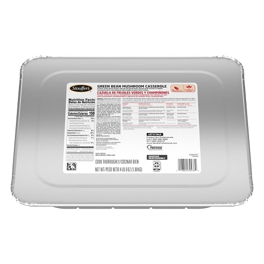 Nestle Stouffers Green Bean Mushroom Casserole, 4 x 4.375 lb Case - DOT product image 2
