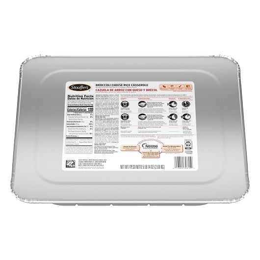 Nestle Stouffers Broccoli Cheese Rice Casserole, 4 x 5.875 lb Case - DOT product image 2