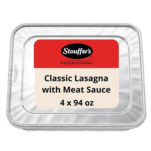 Stouffer's Classic Lasagna Tray, 4 x 5.875 lb Case - Prepared Foods