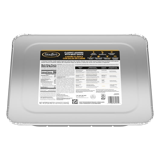 Stouffer's Classic Lasagna Tray, 4 x 5.875 lb Case - Prepared Foods - image 2