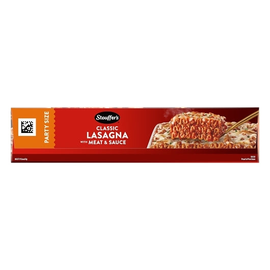 Stouffer's Party Size 2X the Meat Lasagna with Meat and Sauce, 6 x 5.625 lb Case - DOT product image 7