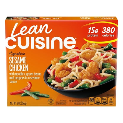 Lean Cuisine Sesame Chicken Meal, 12 x 9 oz Case - Prepared Foods