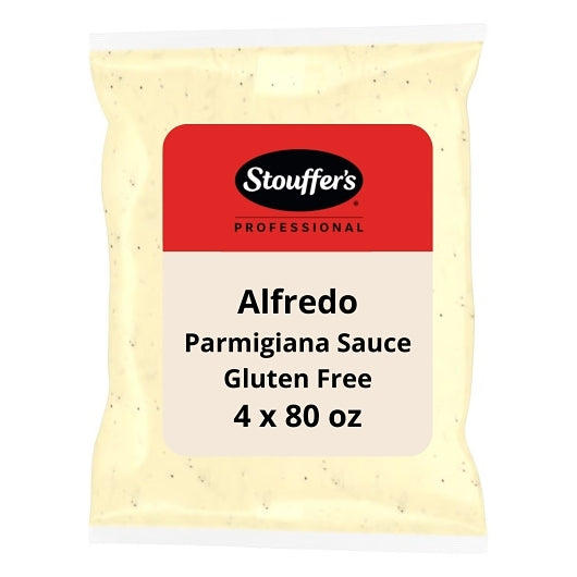 Nestle Stouffers Alfredo Gluten Free Alfredo Parmigiana Sauce, 4 x 4 x 4.999 lb Case - Prepared Foods