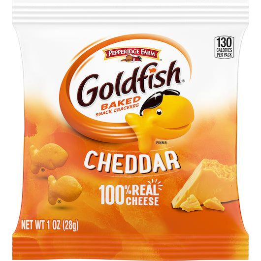 Pepperidge Farm Cheddar Crackers, 60 x 1 oz Case - Crackers & Grahams