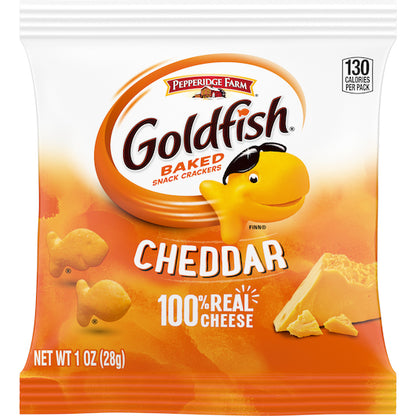 Pepperidge Farm Cheddar Crackers, 60 x 1 oz Case - Crackers & Grahams