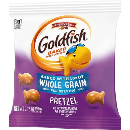 Pepperidge Farm Goldfish Pretzels Whole Grain Crackers, 300 x 0.75 oz Case - DOT product image 5