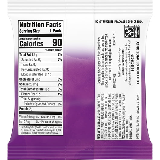 Pepperidge Farm Goldfish Pretzels Whole Grain Crackers, 300 x 0.75 oz Case - DOT product image 8