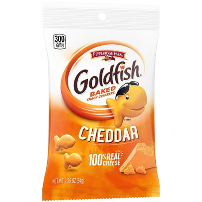Pepperidge Farm Cheddar Goldfish Cheddar Crackers, 72 x 2.25 oz Case - DOT product image 3