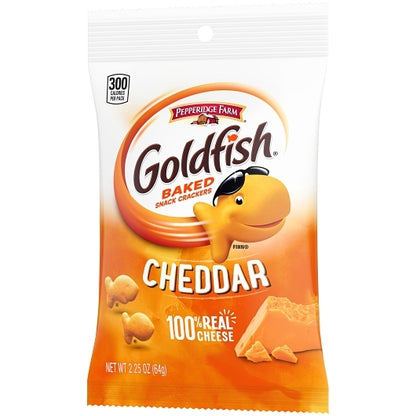 Pepperidge Farm Cheddar Goldfish Cheddar Crackers, 72 x 2.25 oz Case - DOT product image 5