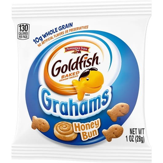 Goldfish Pepperidge Farm Goldfish Honey Bun Whole Grain Grahams, 300 x 1 oz Case - DOT product image 5