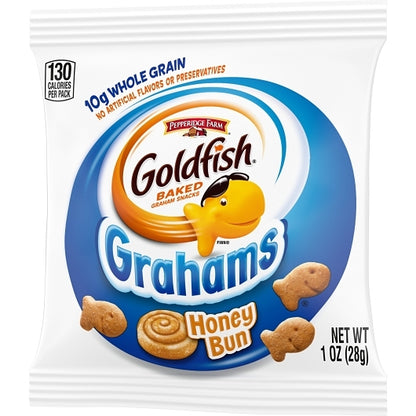 Goldfish Pepperidge Farm Goldfish Honey Bun Whole Grain Grahams, 300 x 1 oz Case - DOT product image 5