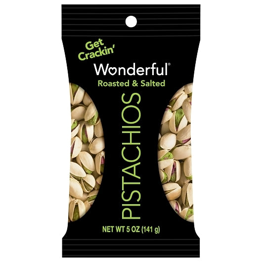 Wonderful Pistachios Roasted & Salted Pistachios, 3 x 8 x 5 oz Case - Nuts & Seeds