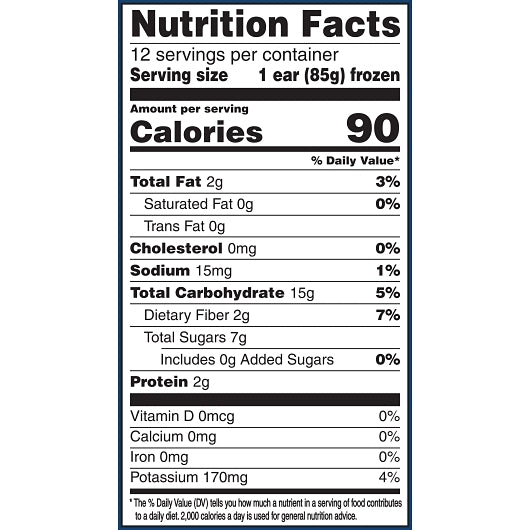 Birds Eye Extra Sweet Mini Corn On The Cob, 8 x 51.84 oz Case - DOT product image 7
