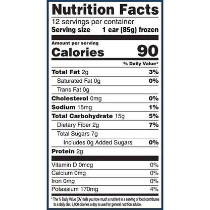 Birds Eye Extra Sweet Mini Corn On The Cob, 8 x 51.84 oz Case - DOT product image 7