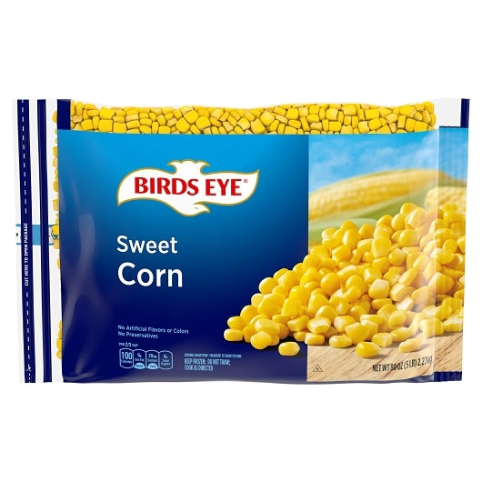 Birds Eye Sweet Corn, 6 x 80 oz Case - Frozen Vegetables & Sides
