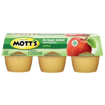 Motts As Apple Unsweetened Applesauce, 12 x 6 x 3.9 oz Case - DOT product image 2